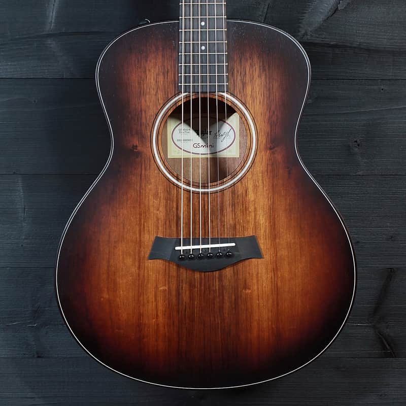 Taylor GS Mini E Koa Plus Acoustic-Electric w/ Deluxe Aero Case image 1