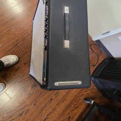 Fender Bassman 10 Electric Guitar Bass Amplifier w Cover 1970s image 6