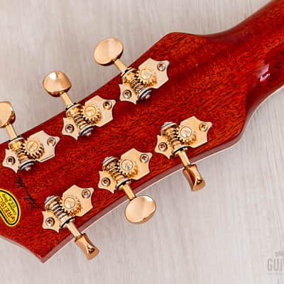 2020 Gretsch USA Custom Shop Stephen Stern Masterbuilt G6121CS Chet Atkins Western Orange Relic w/ Cowboy Case, CoA, Tags image 5