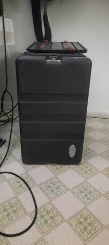 SKB 6 Space Rack Road Case - Black image 1