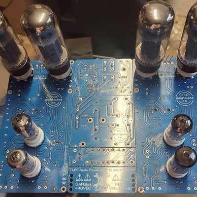 Tube Stereo Amplifier 2xEL34 PP / 35Wrms ReDesign PCB (Elektor) All In One PCB image 18