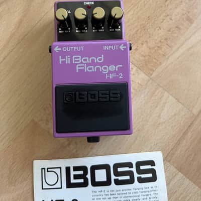 Boss HF-2 Hi Band Flanger (Green Label) 1985 - 1989 - Pink image 3