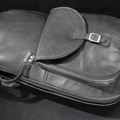 Harvest Fine Leather Black Buffalo Nappa Electric Bass Guitar Gig Bag image 4