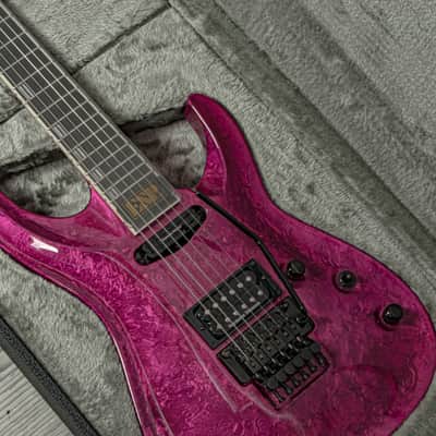 ESP Horizon-1 Electric Guitar, Pink Liquid Metal w/ Original Case x1212 (USED) image 19
