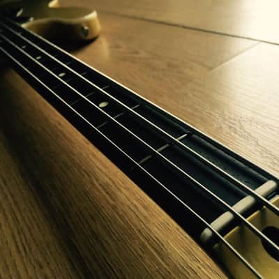 Very Rare Factory Shoreline Gold Fender Aerodyne Jazz Bass 2013 MIJ image 9