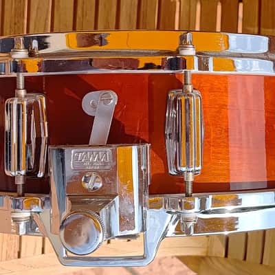 Superstar Mastercraft Artwood  5"x14" Snare Drum with Kingbeat parallel Strainer and rerings shell image 3