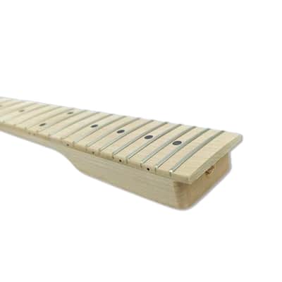 Guitar Neck 22fret 25.5inch Maple Fretboard Locking Nut Banana Head image 4