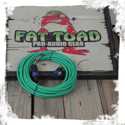 FAT TOAD 25ft PA Speakon Cables (Twist-LockPRO Series) 10 Pack – Green DJ Speaker Cords for Audio, Studio Recording, Stage Performance – 12 AWG Wires image 13