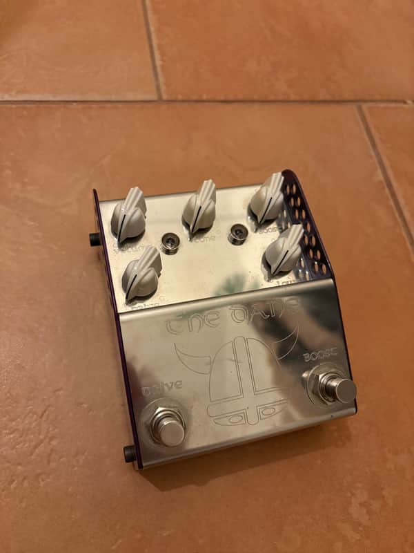 ThorpyFX The Dane Peter Honore Signature Overdrive / Boost 2010s - Silver / Purple image 1