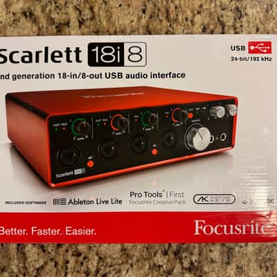 Focusrite Scarlett 18i8 2nd Gen USB Audio Interface 2016 - | Reverb