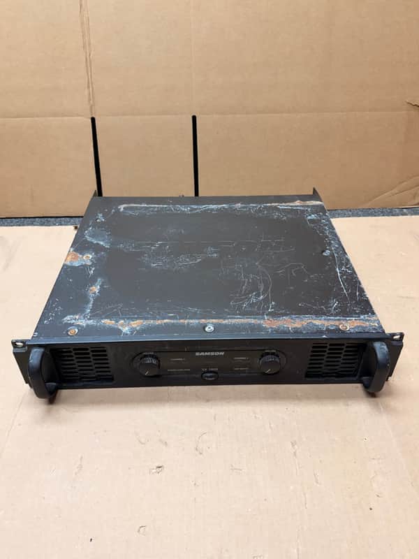 Samson SX1800 Stereo Power Amplifier – 1800W – Rackmount – Used image 1