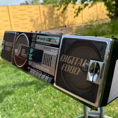 NATIONAL RX-FD80 Rare Vintage CD Cassette Boombox Japan JDM 100V Warranty image 17