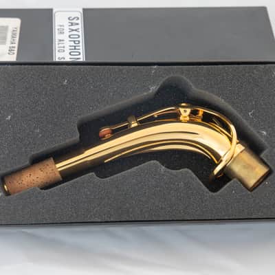 Yamaha YAC SN-AM1G M1 Alto Saxophone Neck Gold Plated image 1
