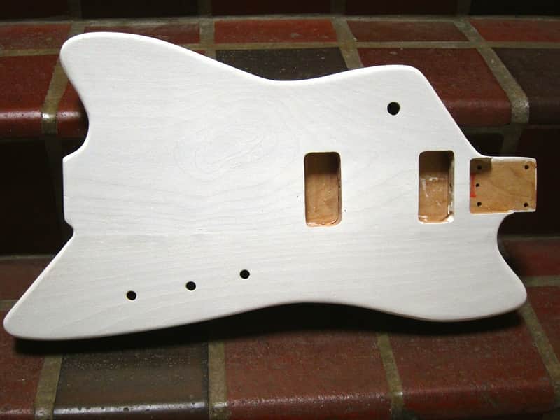 Reverse Billy-Bo Body "Gretsch Shape" 2014 White image 1