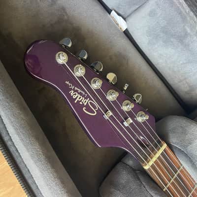 Spider Hardrock Series Electric Guitar Purple Sparkle Dual Humbuckers w/ Hard Case image 2