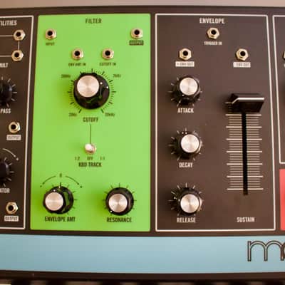 Moog Grandmother 32-Key Semi-Modular Analog Synthesizer 2018 - Present - Black / Multi-Colored Panel image 6
