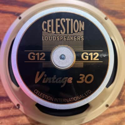 Celestion G12 Vintage 30 12" 60-Watt 8ohm Guitar Amp Speaker 2020s - White image 1