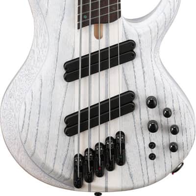 Ibanez BTB Bass Workshop 5 String Electric Bass w/Case Multi scale - Transparent White Flat (BTB865MSTWF) image 12