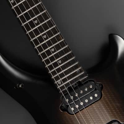 2014 Ernie Ball Music Man John Petrucci Signature Majesty 6 - Polar Noir | USA JP6 Neck Thru DiMarzio Piezo Stainless Steel Frets Matching Headstock Low Serial Number 3.16kg | OHSC image 22
