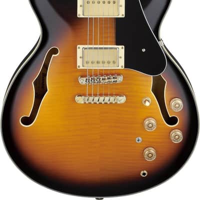 Ibanez JSM10-VYS John Scofield Signature Hollow Body Guitar 6-String - Vintage Yellow Sunburst + Case MS100C image 7