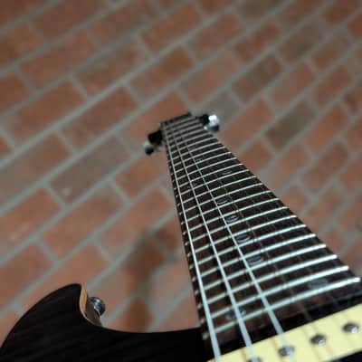 PRS SE Custom 24 2013 - Gray Black Flame top image 13