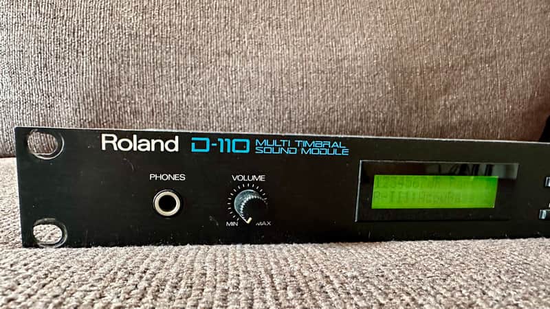 Roland D-110 Multi Timbral Sound Module 1988 - 1991 - Black image 1