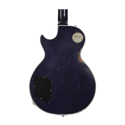 Gibson Custom Shop Murphy Lab Dealer Select Les Paul Custom - Heavy Aged, Nordic Blue image 3