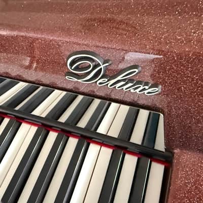 Sale! Vintage Vibe Deluxe 73 Electric Piano with Stereo Console Amplifier – Mint Condition – Rare Cherry Cola Sparkle image 7