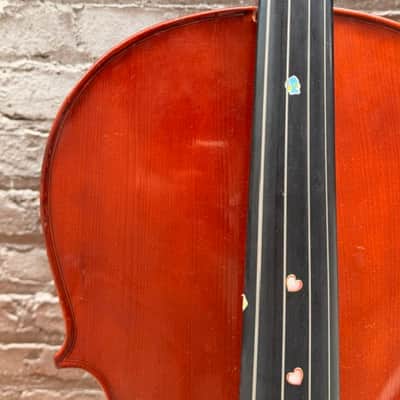 Artisan Strings Model 60 2007 S#5423 3/4 Cello Repairable Hairline Crack image 6
