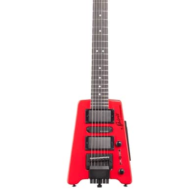 Steinberger Spirit GT PRO Deluxe Hot Rod Red with Gig Bag image 2