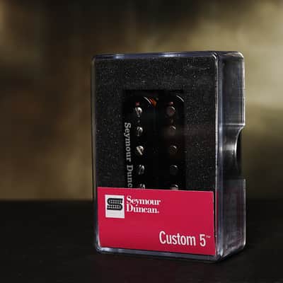 Seymour Duncan SH-14 Custom 5 Black Humbucker Guitar Pickup Bridge image 1