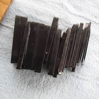 L.S.R. USA Pickup Surrounds Lot Of 18 Black Pickup Surrounds Neck & Bridge LSR USA Pickup Rings Luthier Supplies Black Pickup Surround Neck & Bridge Positions image 3
