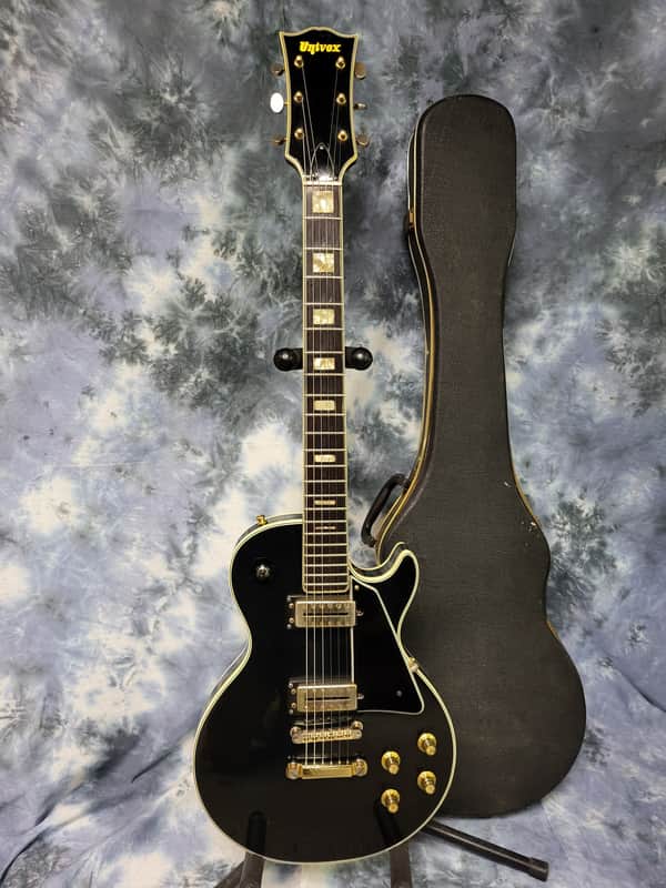 貴重！univox les paul Vintage Univox Les Paul Lawsuit Era Guitar With Original Case | Reverb