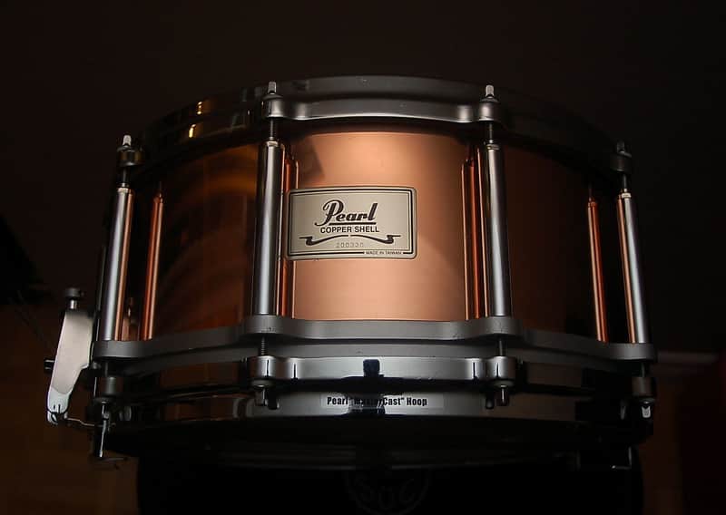 Pearl C-9114D / FC-1465 Free-Floating Copper 14x6.5" Snare Drum (2nd Gen) 2001 - 2004 image 6