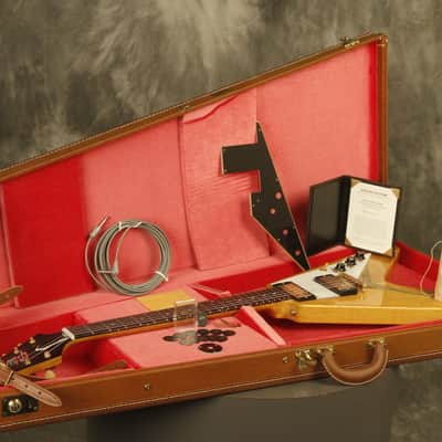2021 Gibson Collector's Edition 1958 Flying V + Explorer set Korina Murphy Lab PROTOTYPE image 12