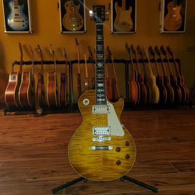 1995 Gibson Custom Shop Les Paul Jimmy Page wiring AAA Figured Maple top w/OHSC A Timeless RnR Machine image 12