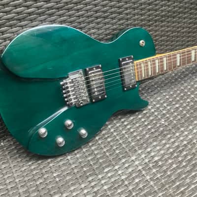 Hyundai Les Paul with Tremolo futuristic model Vintage 80’s floyd rose style Korea ? japan? image 17