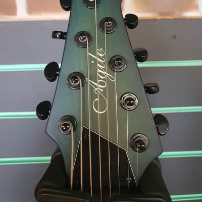 Agile Intrepid Pro 828 Oceanburst 8 String Electric Guitar image 6