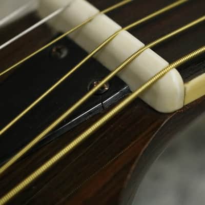 Rare Vintage 1975 made Black Label Yamaha FG-300J Black Label Acoustic Guitar Made in Japan image 13
