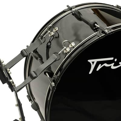 Trixon Field Series II Marching Bass Drum 26×12 - Black Polish image 3