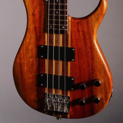 Peavey Zephyr 4 String NTB Neck Through Bass Guitar Bubinga/Maple/Mahogany image 5