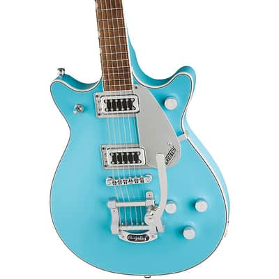 Gretsch Guitars G5232T Electromatic Double Jet FT with Bigsby Electric Guitar Regular Kailani Blue image 5