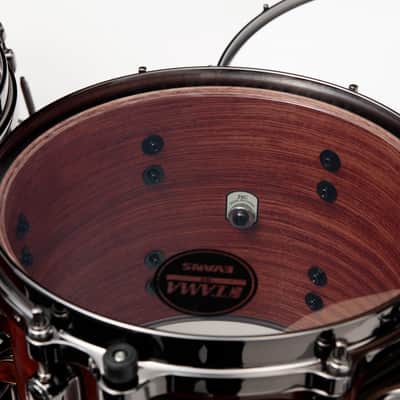 ~LIMITED EDITION~ Tama Starclassic Bubinga 5-Piece 10/12/14/16/22 Drum Kit Set in Figured Gloss African Cherry with Black Nickel Hardware *IN STOCK* image 6