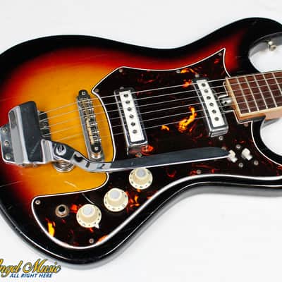 Vintage 1960's Silvertone Electric Guitar, Sears & Roebuck w/GB! FUNKY!! #37823 image 1