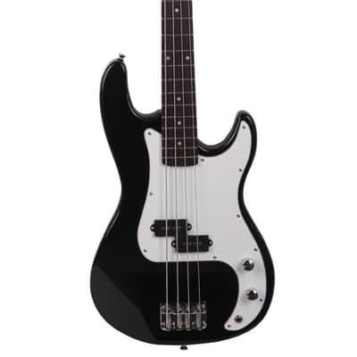 Glarry GP Electric Bass Guitar Set Black image 4