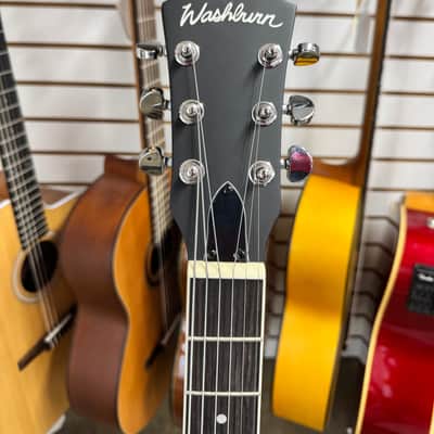 Washburn B6 Americana Series Open-Back 6-String Banjo - Natural Mahogany image 2