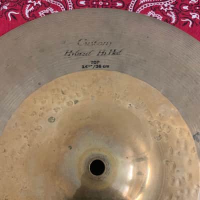 Zildjian 14.25" K Custom Hybrid Hi-Hat Cymbals (Pair) 2008 - Present - Traditional / Brilliant image 7