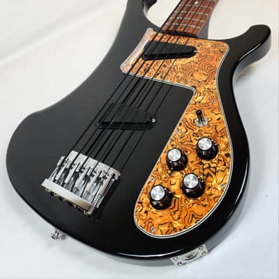 Rickenbacker 2019 4003S/5 Jetglo 5-String Bass, Custom Pickguard, OHSC image 8
