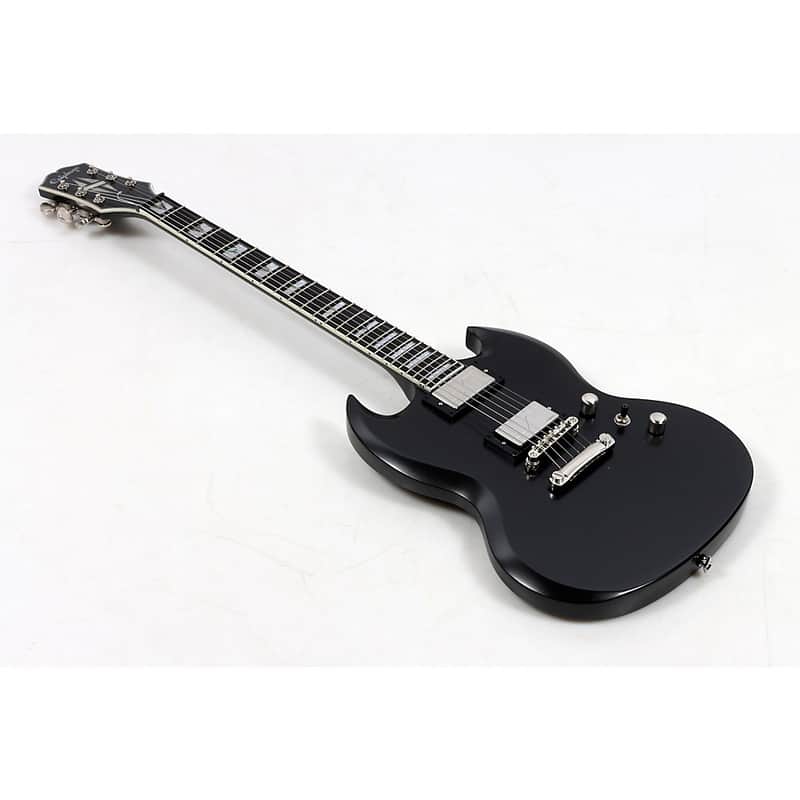 Epiphone SG Prophecy Electric Guitar Regular Aged Jet Black Metallic image 1