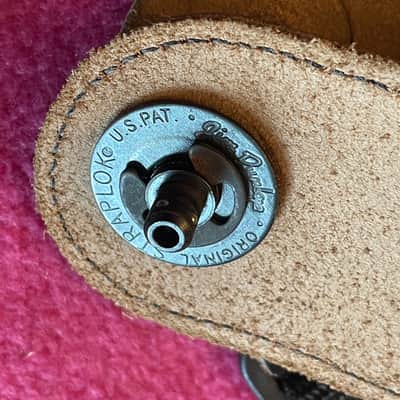 vintage usa Jim Dunlop strap locks ORIGINAL STRAPLOK + Marc's Guitar Shop strap image 13